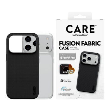PanzerGlass CARE Fusion Fabric Case with MagSafe iPhone 18 Pro - Black