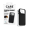 كفر حماية بانزر جلاس CARE فيوجن فابريك MagSafe ايفون 18 برو ماكس - أسود