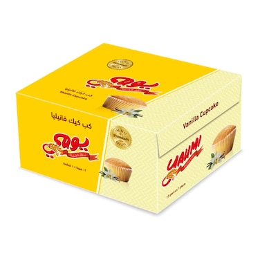 Yaumi Vanilla Cupcake 35g X12