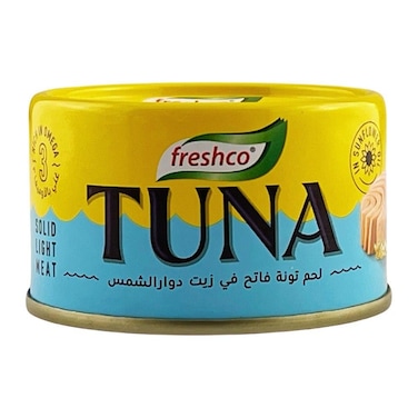 Freshco Light Tuna In Sunflower Oil 185g