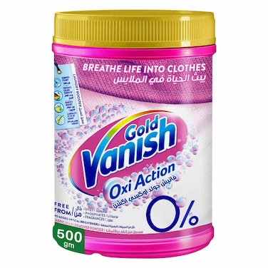 Vanish Gold Oxi Action Fabric Stain Remover Powder 500g - Coloured &amp; White Clothes