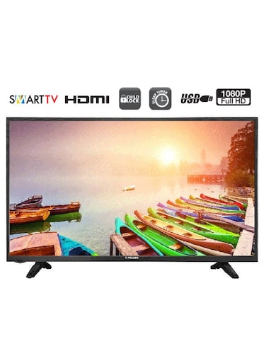 تلفزيون ذكي أندرويد مقاس 43 بوصة بدقة كاملة الوضوح ومعدلات تحديث 60 هرتز مع جهاز استقبال مدمج TRO43SLED أسود TRO43SLED أسود
   (غير شامل التركيب)