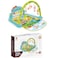 Dinosaur Pedal Piano with music mode cute animal pendants, cartoon forest scene printed pads