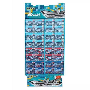 Bricks Blocks Stand 55 Pieces