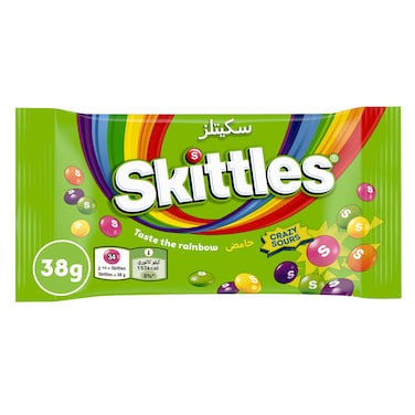 سكيتلز حلويات كريزي ساورز 38 جرام