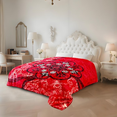 بطانية ستارجولد راشيل مزدوجة الطبقات عالية الجودة، 200×240 سم، 7 كجم، SG-BL2063