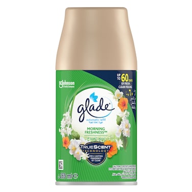 Glade Automatic Air Freshener Spray Refill with Morning Freshness Scent, 269 ml