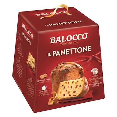 بالوكو - كعكة بانيتون الإيطالية التقليدية، مع الزبيب وقشر البرتقال، 1 كج