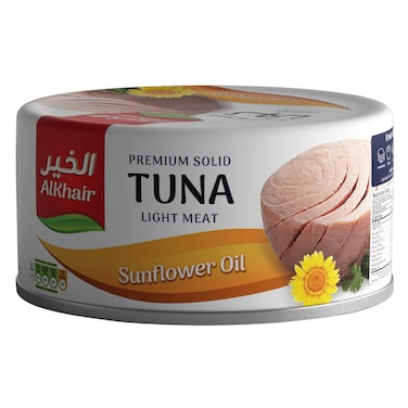 Alkhair Light Meat Tuna In Sunflower Oil 95g