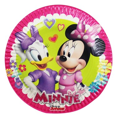 Minnie Mouse Small Paper Plates, 20cm, 8 Pack