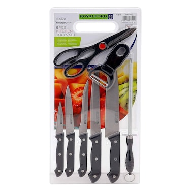 Royalford 9 pieces kitchen tool set