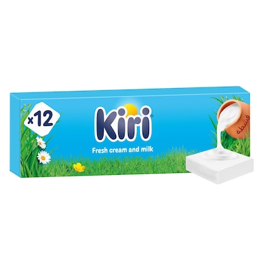 Kiri cream cheese square portion, 12 Portions, 200g