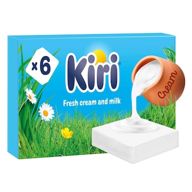 Kiri cream cheese square portion, 6 Portions, 100g