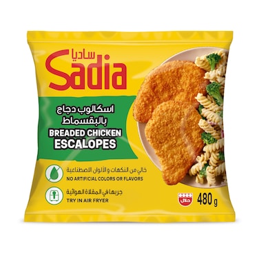 ساديا صدور دجاج مغلفة بالخبز 480 غرام