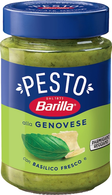 Barilla Pesto Genovese Sauce with Parmigiano Reggiano &amp; Basil &ndash; 190g