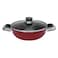 Royalford RF2949 Non-Stick Wokpan With Lid 30cm Red