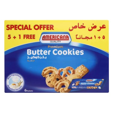 Americana Butter Cookies 100g x5 +1