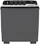GSTT14XTB General Supreme Twin Tub Semi Automatic Washing Machine 14K,Dark Grey/Black, GSTT14XTB