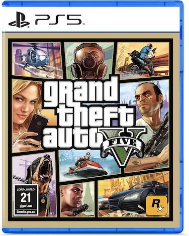لعبة جراند ثفت أوتو في بلاي ستيشن 5 (إصدار المملكة العربية السعودية)