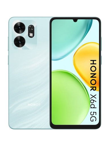 هونر - X6D 4 جيجابايت رام 256 جيجابايت بشريحتين 5G سماوي محيطي إصدار الشرق الأوسط