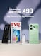 آيتل - A90 إصدار خاص A6610L 4G بشريحتين 3+5 جيجابايت رام 64 جيجابايت أخضر كوزميك إصدار الشرق الأوسط