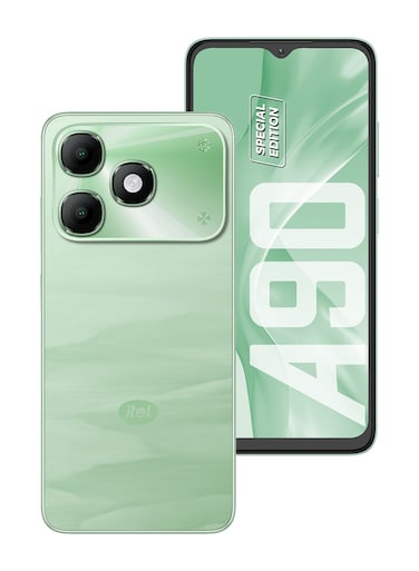آيتل - A90 إصدار خاص A6610L 4G بشريحتين 3+5 جيجابايت رام 64 جيجابايت أخضر كوزميك إصدار الشرق الأوسط