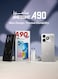 آيتل - A90 A6610L 4G بشريحتين 3+5 جيجابايت رام 64 جيجابايت تيتانيوم فضائي إصدار الشرق الأوسط