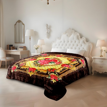 STARGOLD Double Ply Raschel Premium Quality Blanket 200X240CM 6KG, SG-BL2062