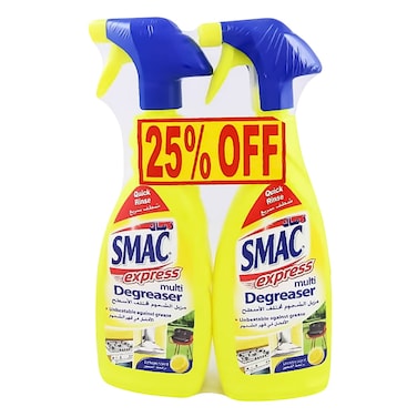Smac Multipurpose Cleaner Express 650ml 2 Pieces 25%Free