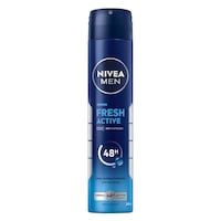 NIVEA MEN Antiperspirant Spray for Men, 48h Protection, Fresh Active Fresh Scent, 200ml