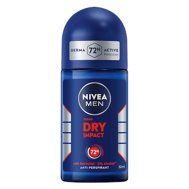 نيڤيا مزيل للعرق للرجال، دراي إمباكت، رول أون 50 مل