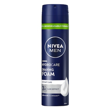 NIVEA MEN Shaving Foam, Protect &amp; Care Aloe Vera, 200ml