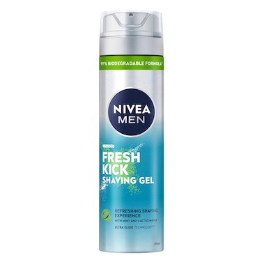 NIVEA MEN Shaving Gel, Fresh &amp; Cool Mint Extracts, 200ml