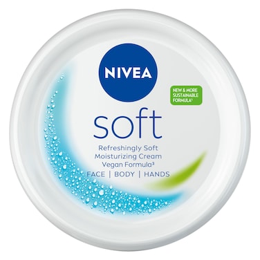 NIVEA Moisturising Cream, Soft Refreshing for Face Body Hands, Fast Absorbing, Jar 300ml