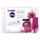 NIVEA Face Wipes, Gentle Cleansing 3-in-1, Dry &amp; Sensitive Skin, 25 Wipes