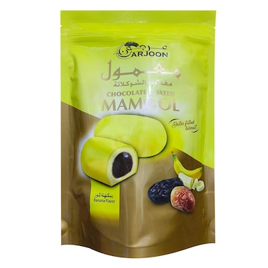 Arjoon - Chocolate Covered Mamool, Banana Flavored 150g