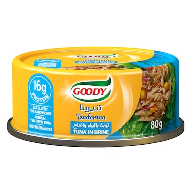 Goody Tenderina Tuna In Brine Water 80g