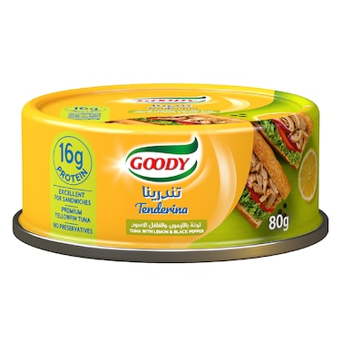 Goody Tenderina Tuna Pepper &amp; Lemon 80g