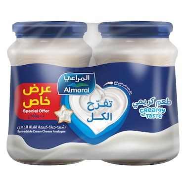 المراعي جبنة كريمية مطبوخة 900 جرام × 2 حبة