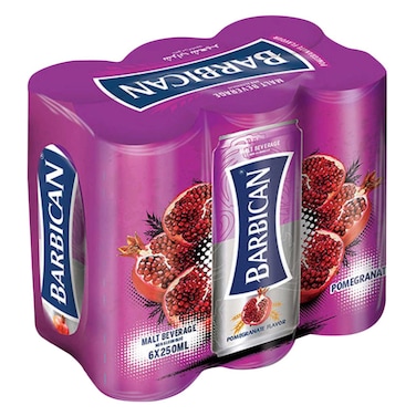 Barbican Pomegrnt Malt Beverage 250ml X 6