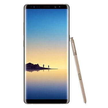 Samsung Galaxy Note 8 Single SIM - 64GB, 6GB RAM, 4G LTE, Maple Gold - International Version