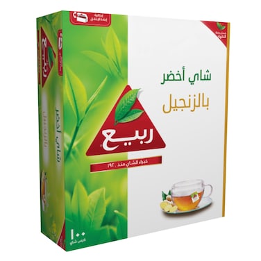 Rabea Green Tea With Ginger 1.6g &times;10