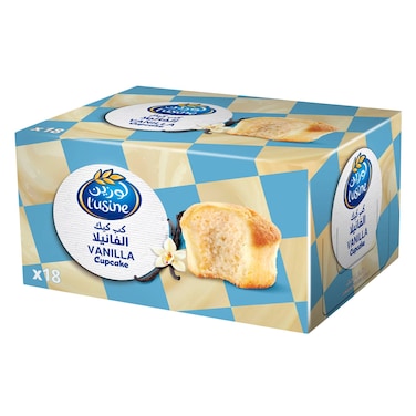 Lusine Cup Cakes With Vanilla Filling 30g &times;18 Pieces