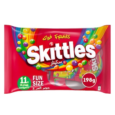 سكيتلز حلويات أصلية بنكهة الفواكه، 198 جرام