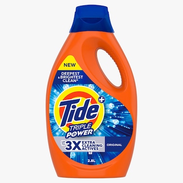 Tide Triple Power Original Liquid Detergent, 2.8L