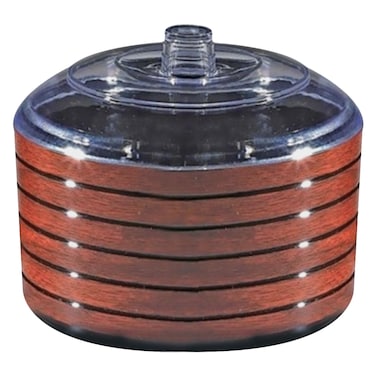 رويال فورد - وعاء حلوى أكريليك من خشب الكرز بني/أسود 920 مل