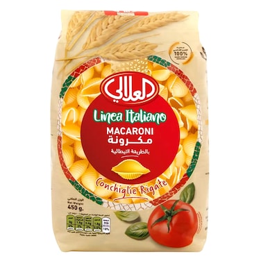 Al Alali Conchiglie Rigate Pasta No.80 &ndash; 450 g