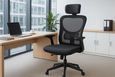 Swivel Office Chair - Black
