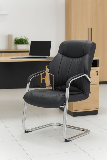 كرسي مكتب ثابت- اسود