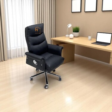 كرسي مكتب دوار متحرك 121×77×60- اسود